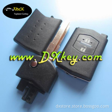 Hot sale 2 buttons car key for Mazda M5 remote key mazda remote key 433Mhz, 4D63 chip,Maz24R blade